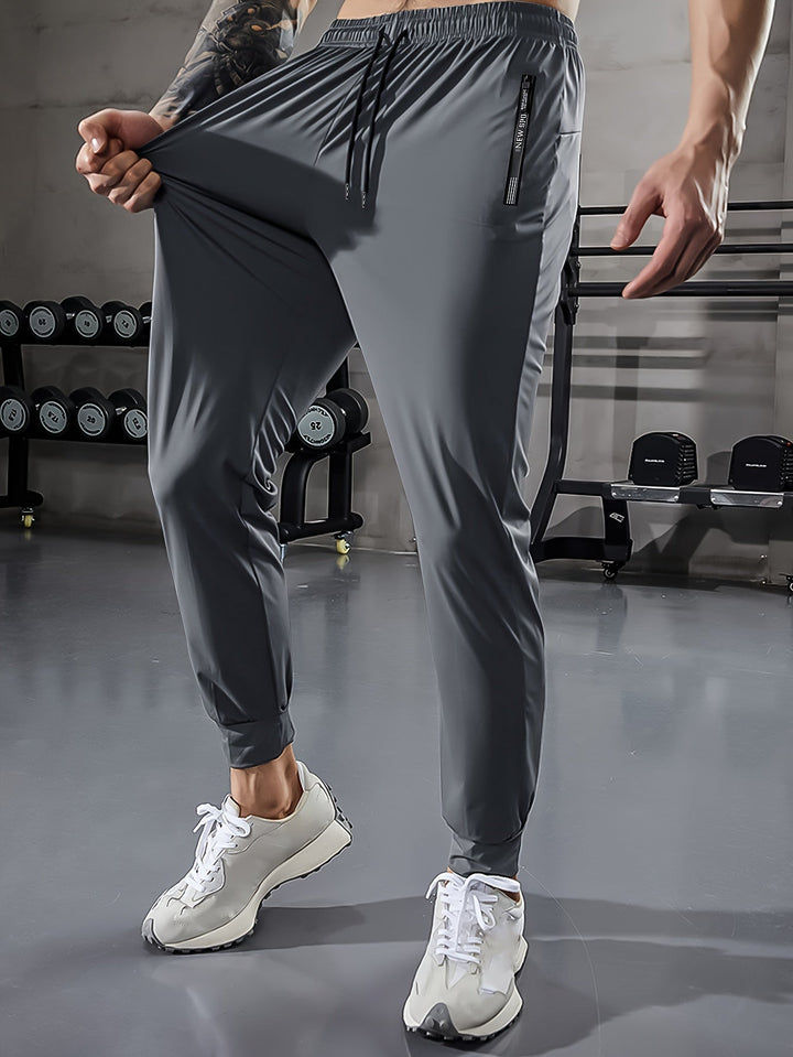 Plain Men's Sports Trousers with Pockets - Niels-Black Style 1-2XS-Nora Luxe