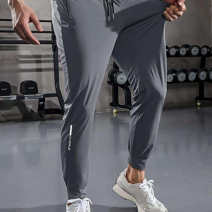 Plain Men's Sports Trousers with Pockets - Niels-Gray Style 2-2XS-Nora Luxe