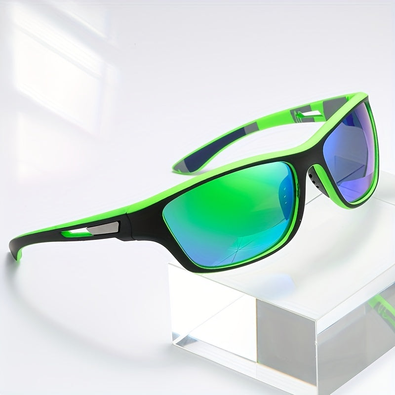 Polarised Sports Sunglasses for Men - VisionX Pro-Black-Nora Luxe