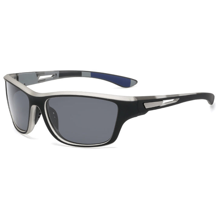 Polarised Sports Sunglasses for Men - VisionX Pro-Gray-Nora Luxe
