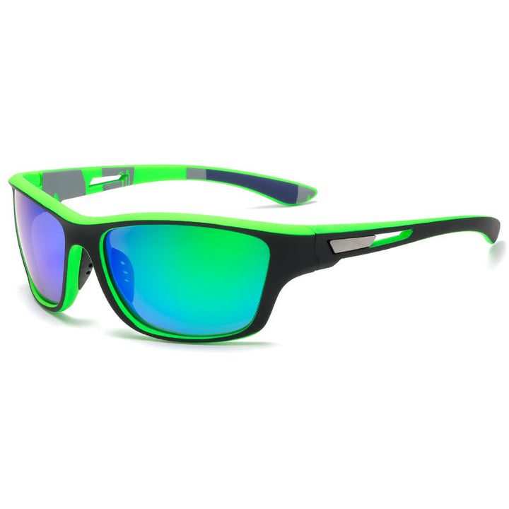 Polarised Sports Sunglasses for Men - VisionX Pro-Green-Nora Luxe
