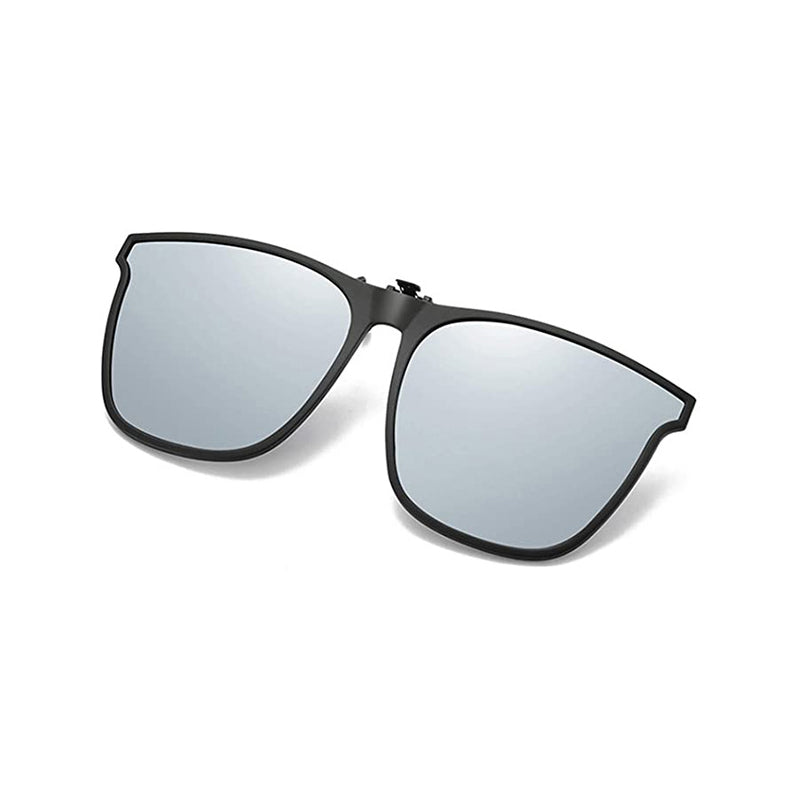 Polarising sunglasses clip for glasses wearers – buy 1, get 1 free – Felix-Silver-Nora Luxe