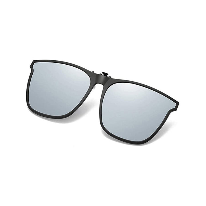 Polarising sunglasses clip for glasses wearers – buy 1, get 1 free – Felix-Silver-Nora Luxe