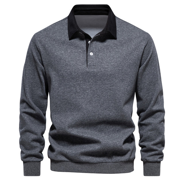 Polo Pullover for Men - Hudson-Gray-S-Nora Luxe