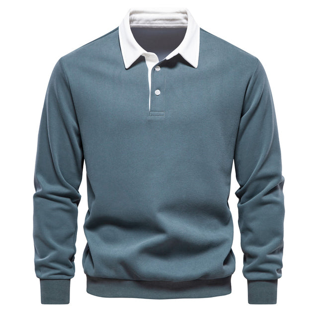 Polo Pullover for Men - Hudson-Green-S-Nora Luxe