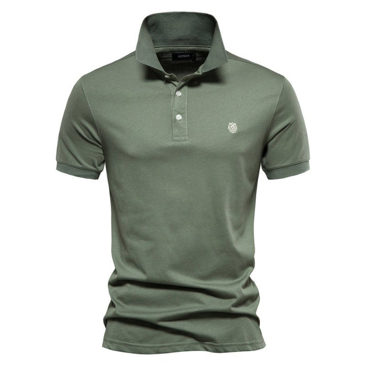 Polo Shirt - Logan-Green-S-Nora Luxe