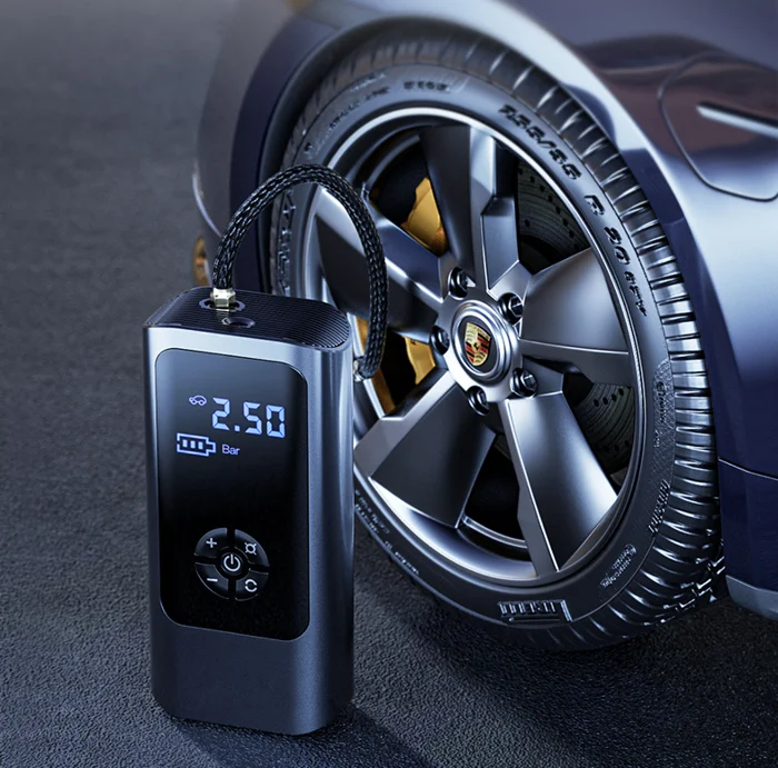 Portable Air Compressor with Dual Power – VoltAir-Nora Luxe