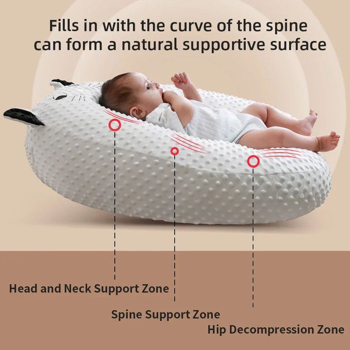 Portable Baby Nursing Pillow - ComfyCuddle-Nora Luxe
