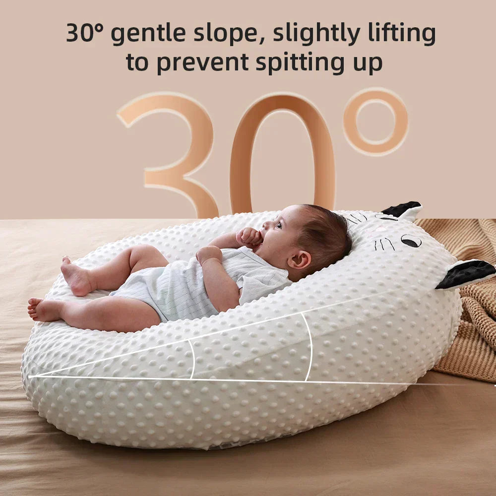 Portable Baby Nursing Pillow - ComfyCuddle-Nora Luxe