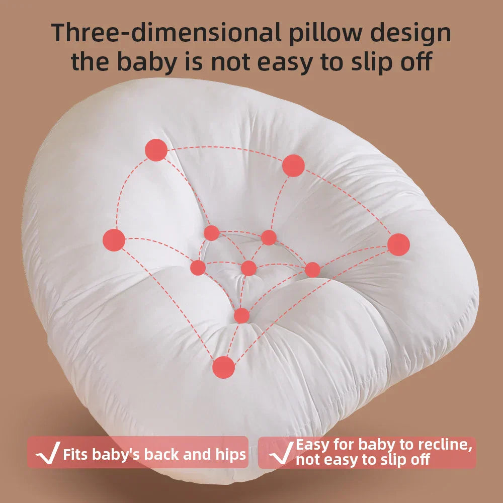 Portable Baby Nursing Pillow - ComfyCuddle-Nora Luxe