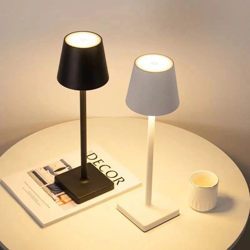 Portable Dimmable LED Table Lamp - LumiAura-Black-Nora Luxe