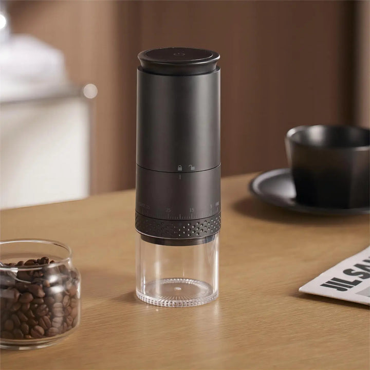 Portable Electric Coffee Grinder - BeanBuddy-Black-Nora Luxe