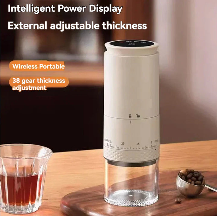 Portable Electric Coffee Grinder - BeanBuddy-Black-Nora Luxe