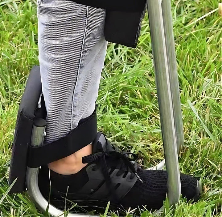 Portable Garden Kneeler and Stool - GardenEase Duo-Black-Nora Luxe