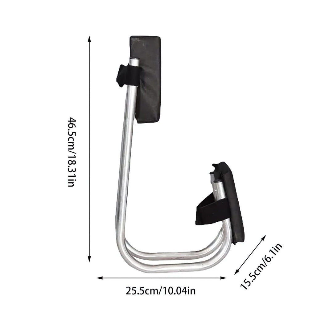 Portable Garden Kneeler and Stool - GardenEase Duo-Black-Nora Luxe