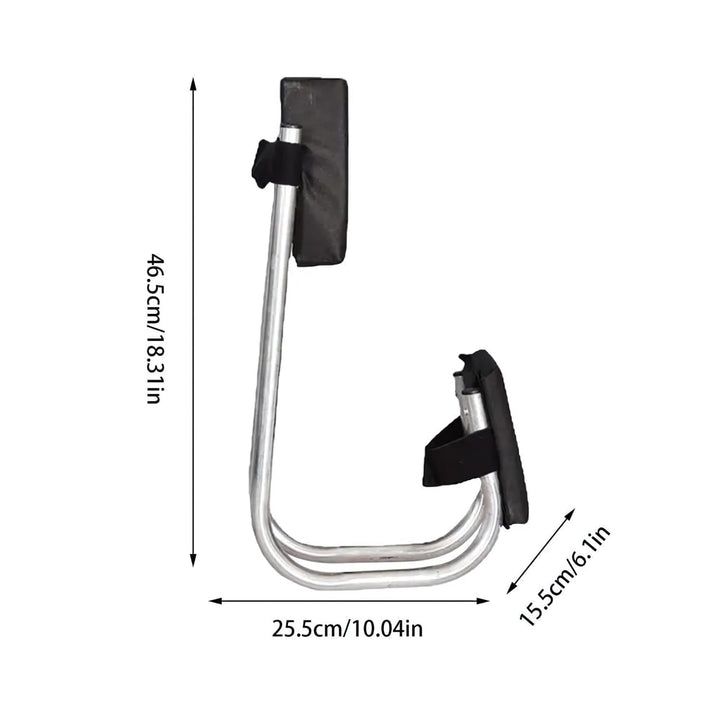 Portable Garden Kneeler and Stool - GardenEase Duo-Black-Nora Luxe