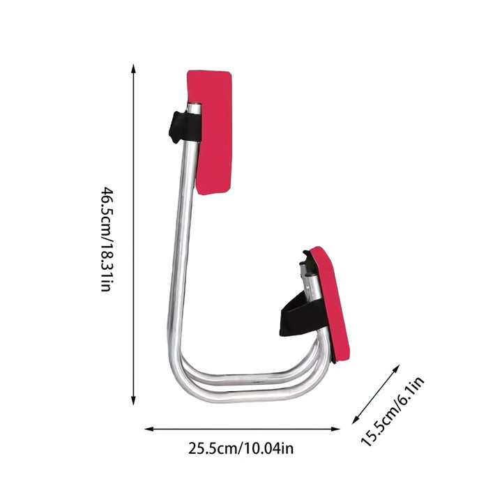 Portable Garden Kneeler and Stool - GardenEase Duo-Black Red-Nora Luxe