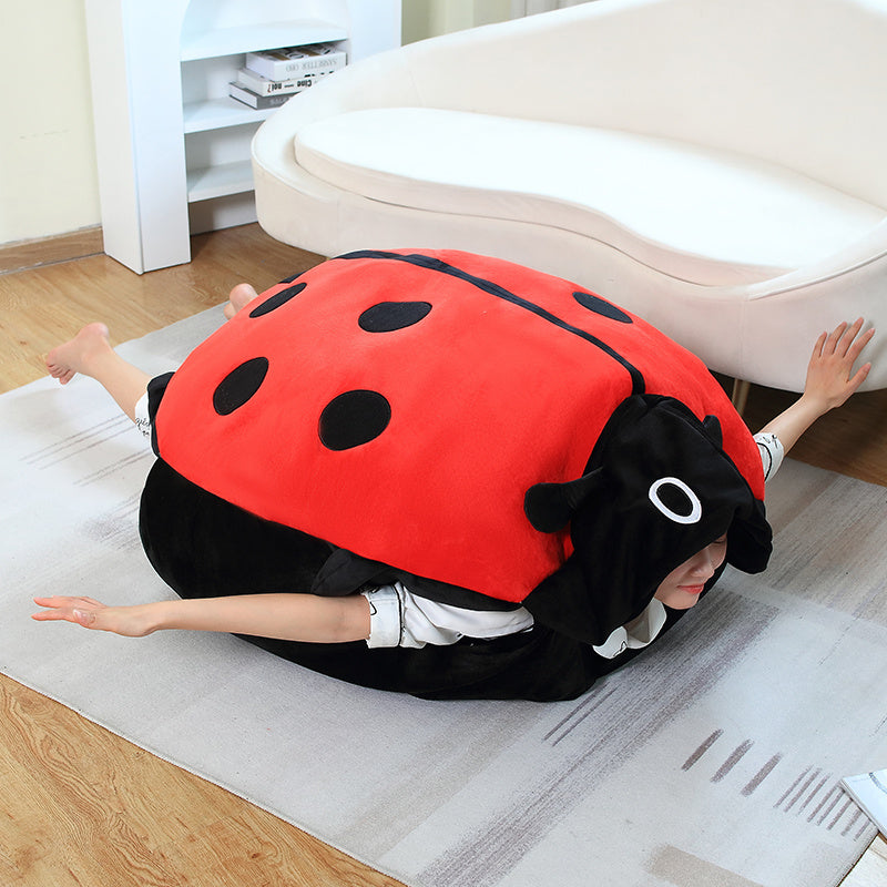 Portable Ladybug Giant Cuddle - LadyBug Hug-23.62 inches-Nora Luxe