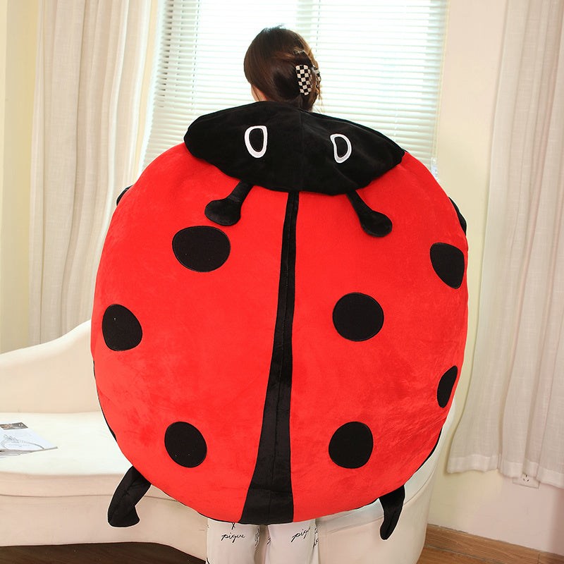 Portable Ladybug Giant Cuddle - LadyBug Hug-23.62 inches-Nora Luxe
