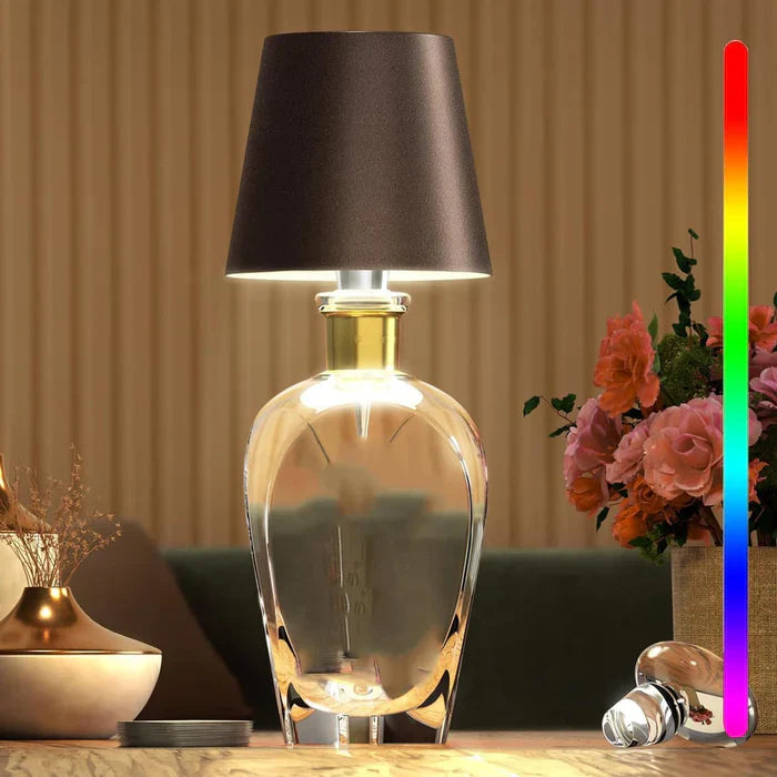 Portable LED Bottle Lamp - GlowBottle-Brown-3 Colors-Nora Luxe