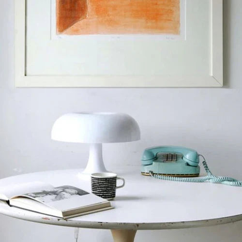 Portable & Luxury Mushroom Table Lamp - LumiShroom-Orange-Nora Luxe