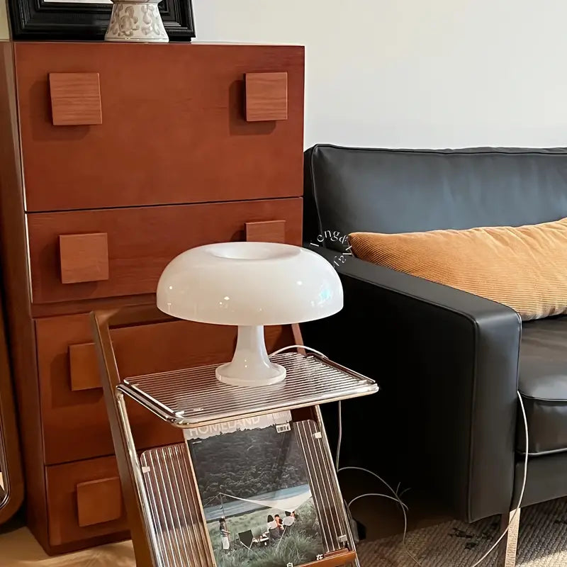 Portable & Luxury Mushroom Table Lamp - LumiShroom-Orange-Nora Luxe