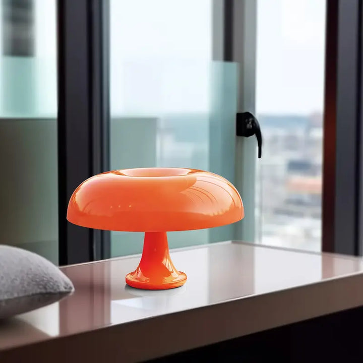 Portable & Luxury Mushroom Table Lamp - LumiShroom-Orange-Nora Luxe