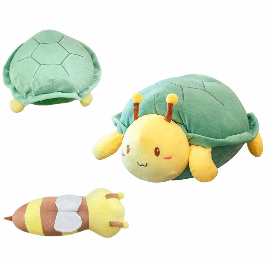Portable Plush Cushion - CozyTurtle-15.75 in-Nora Luxe