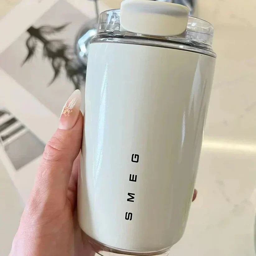 Portable Thermos Mug - ThermoGo-Nora Luxe
