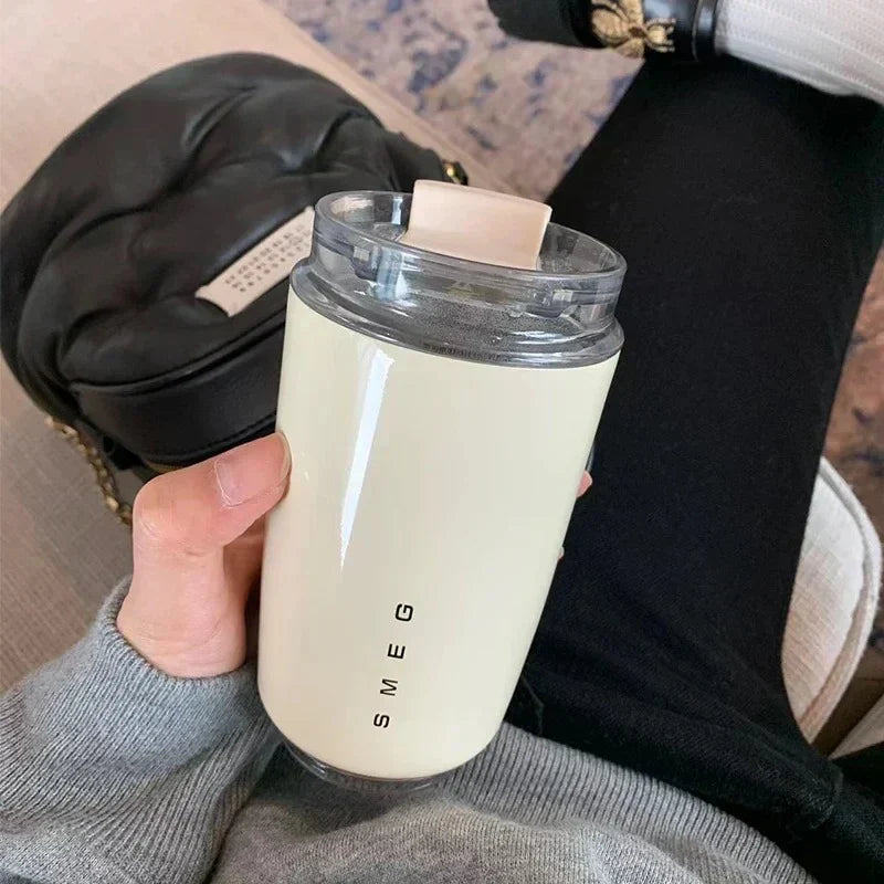 Portable Thermos Mug - ThermoGo-Nora Luxe