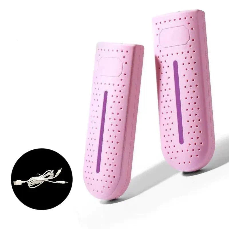 Portable UV Shoe Dryer and Sterilizer - ShoeFresh Pro-Pink USB-Nora Luxe
