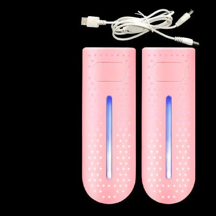Portable UV Shoe Dryer and Sterilizer - ShoeFresh Pro-Pink USB UV lamp-Nora Luxe