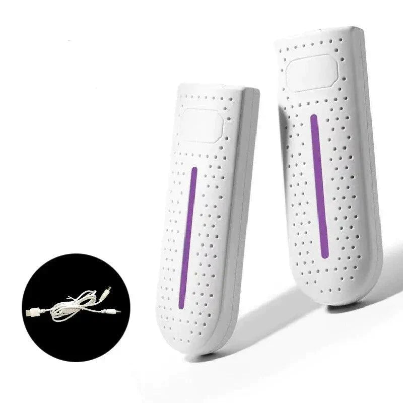 Portable UV Shoe Dryer and Sterilizer - ShoeFresh Pro-White USB-Nora Luxe