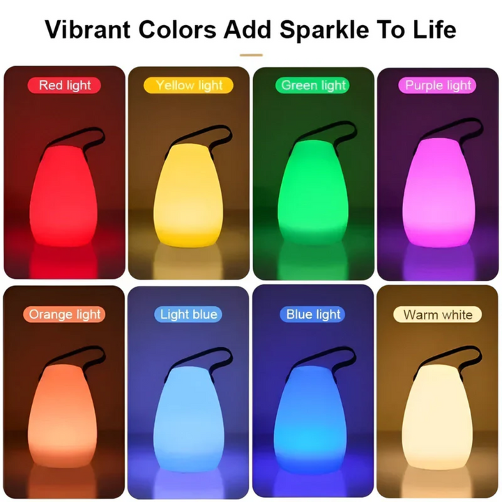 Portable Waterproof Wireless Table Lamp - RadianceFlex-A-Nora Luxe