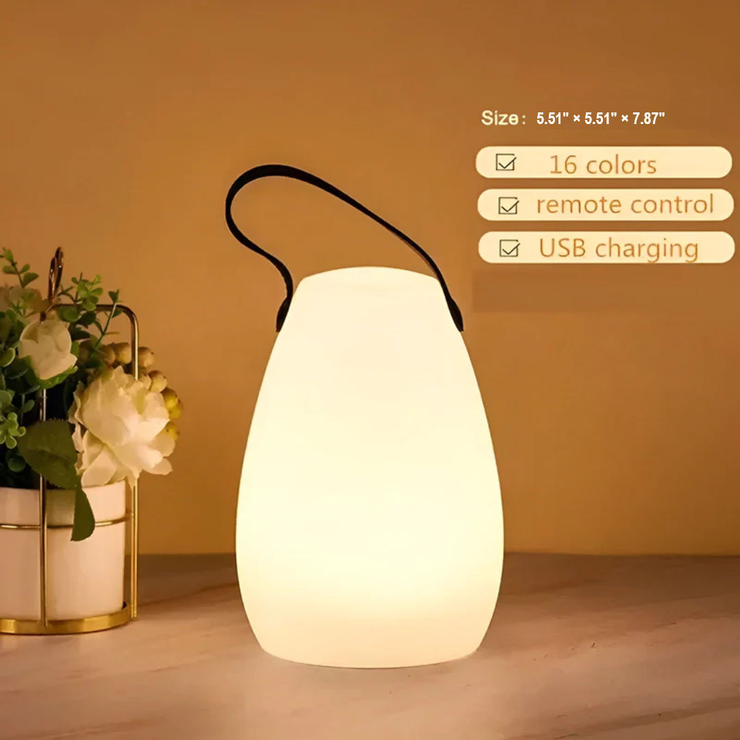 Portable Waterproof Wireless Table Lamp - RadianceFlex-A-Nora Luxe
