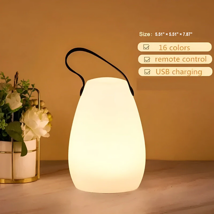 Portable Waterproof Wireless Table Lamp - RadianceFlex-A-Nora Luxe