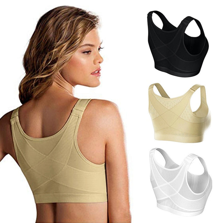 Posture Correcting Bra - PostureFlex-1 Piece-Black-S-Nora Luxe