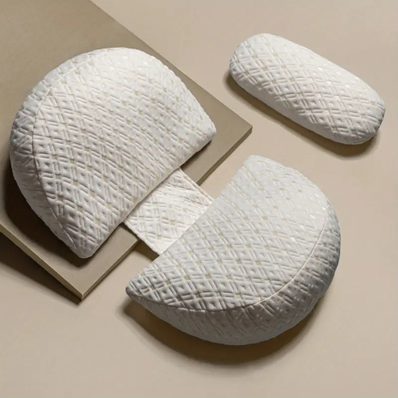 Pregnancy Pillow for Optimal Support - MamaComfort-Grey-Nora Luxe