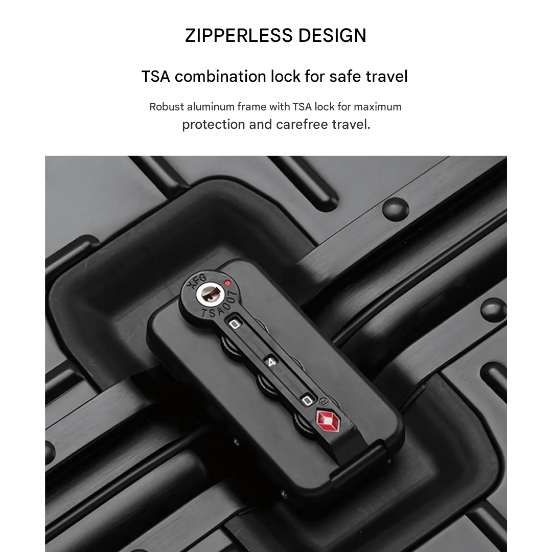 Premium aluminum case – Emperor-Silver-S (37 L)-Nora Luxe