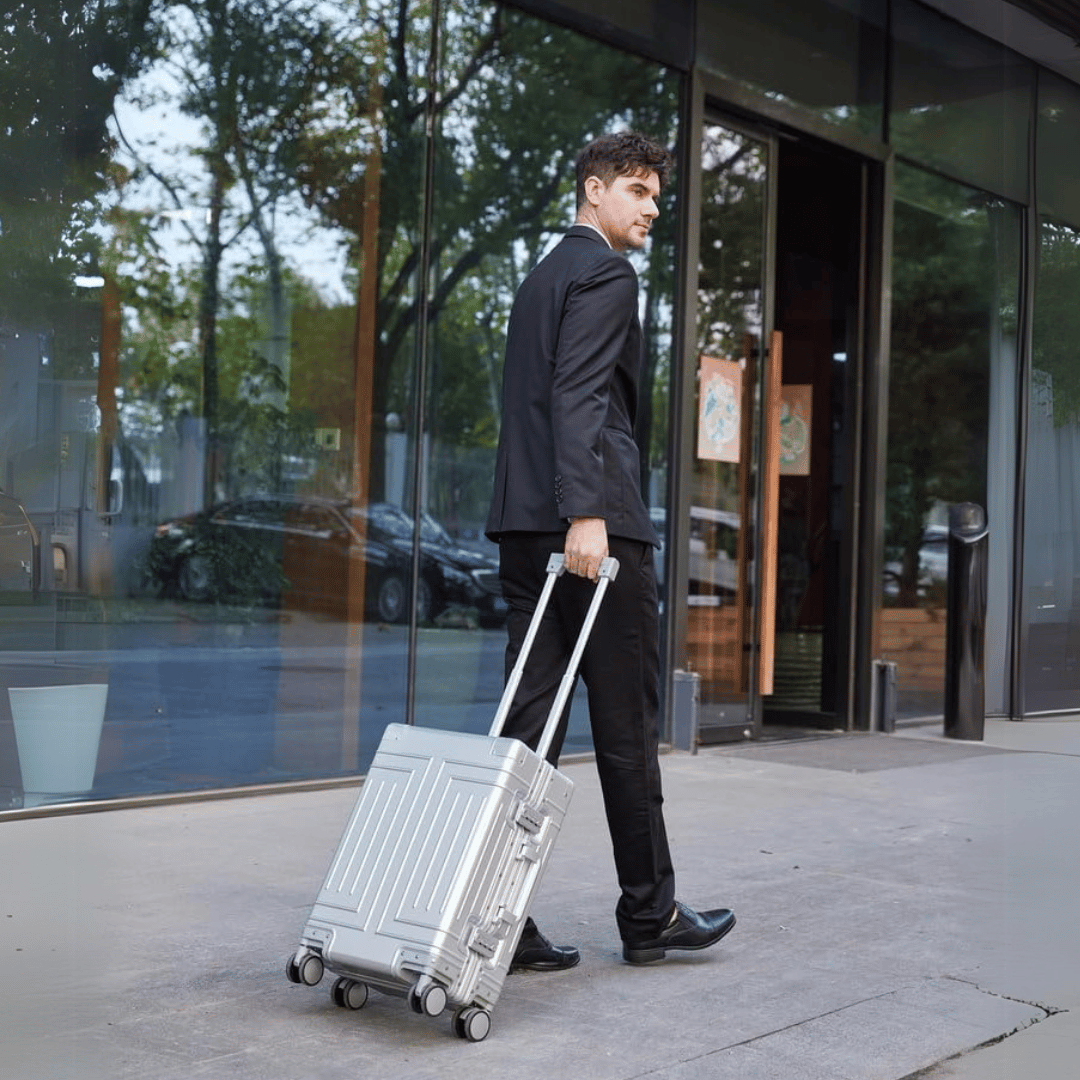 Premium aluminum case – Emperor-Silver-S (37 L)-Nora Luxe