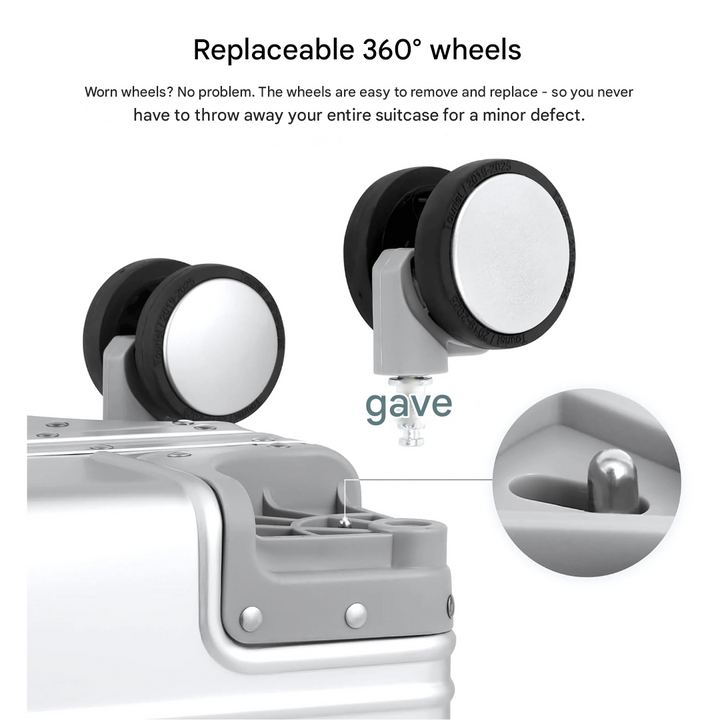 Premium aluminum case – Emperor-Silver-S (37 L)-Nora Luxe