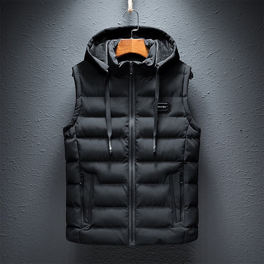 Premium Bodywarmer for Men - Rafael-Black-S-Nora Luxe