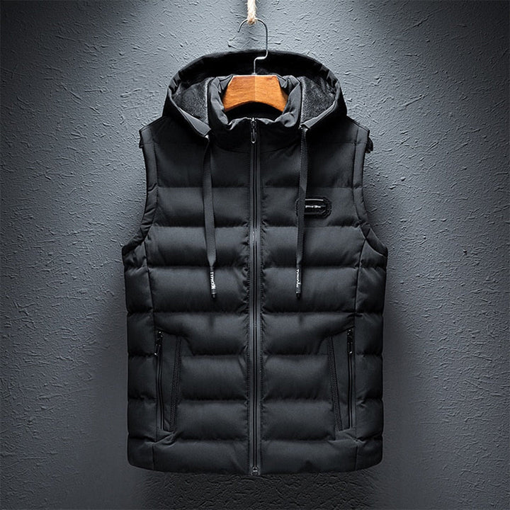 Premium Bodywarmer for Men - Rafael-Black-S-Nora Luxe