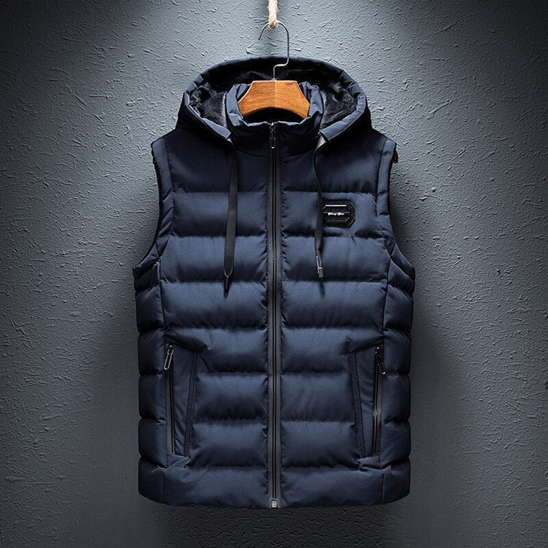 Premium Bodywarmer for Men - Rafael-Blue-S-Nora Luxe