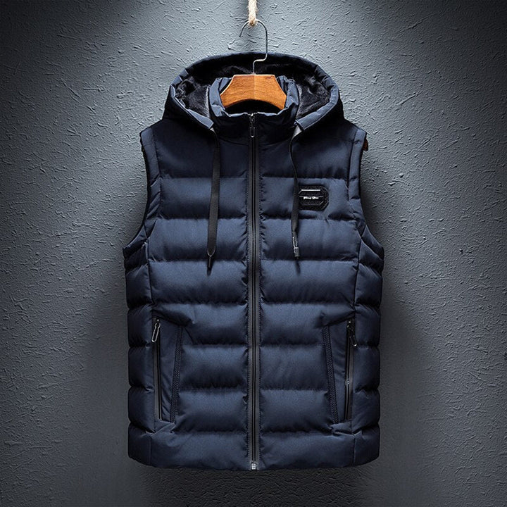 Premium Bodywarmer for Men - Rafael-Blue-S-Nora Luxe