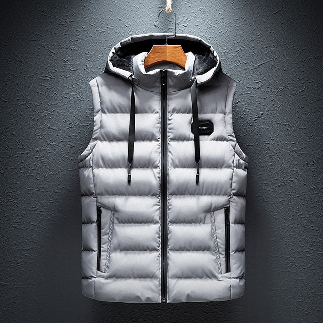 Premium Bodywarmer for Men - Rafael-Gray-S-Nora Luxe
