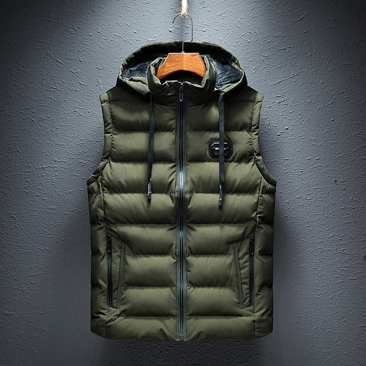 Premium Bodywarmer for Men - Rafael-Military green-S-Nora Luxe