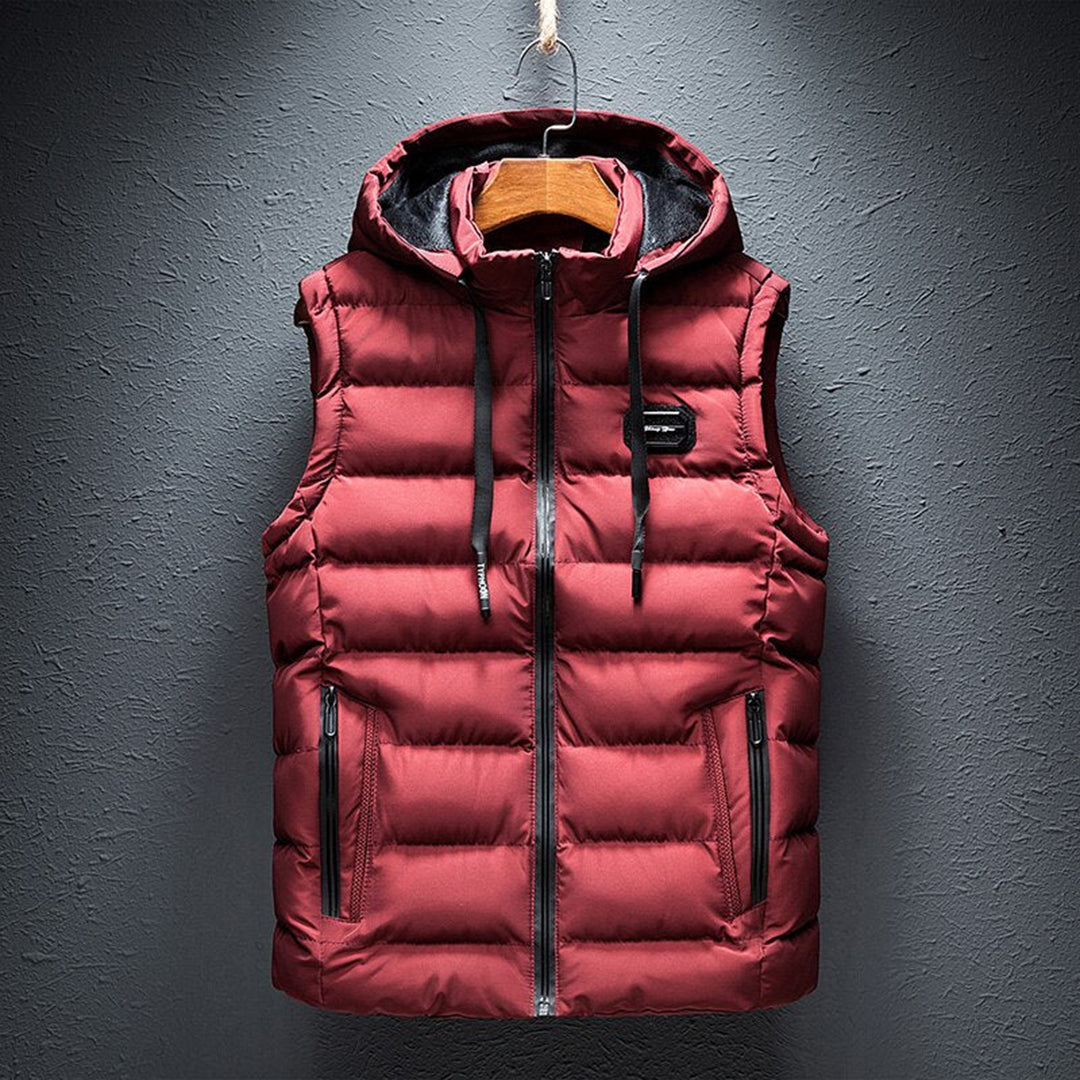 Premium Bodywarmer for Men - Rafael-Red-S-Nora Luxe