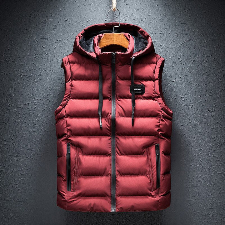 Premium Bodywarmer for Men - Rafael-Red-S-Nora Luxe