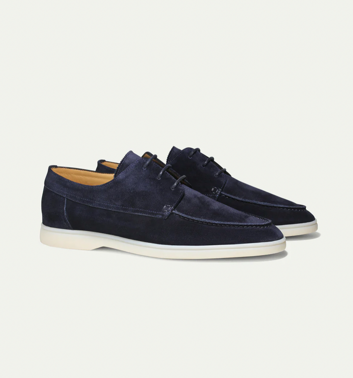 Premium Leather Loafers for Men - Antonio-Marine blue-5.0-Nora Luxe